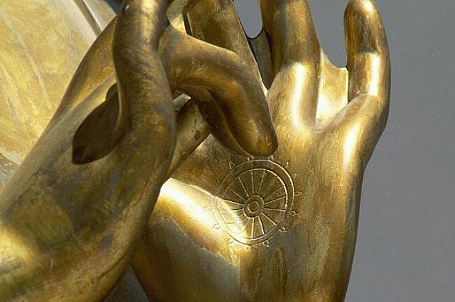 Feng shui-elementet i det nordvestlige nyttige Bagua-området er metall