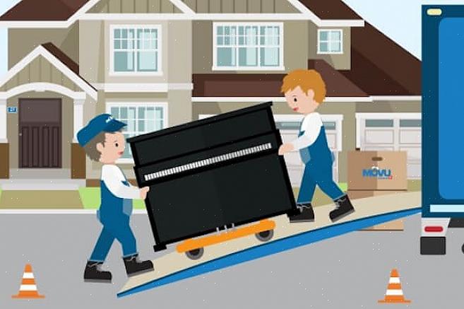 Snakk med et byrå for utleie av lastebiler eller et forsyningssenter for flytting