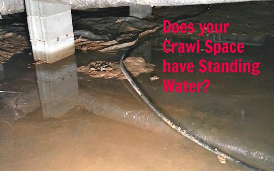 En fremtidig kjøper vil ikke kunne få et lån for å kjøpe et hus med vannproblemer i kryperommet