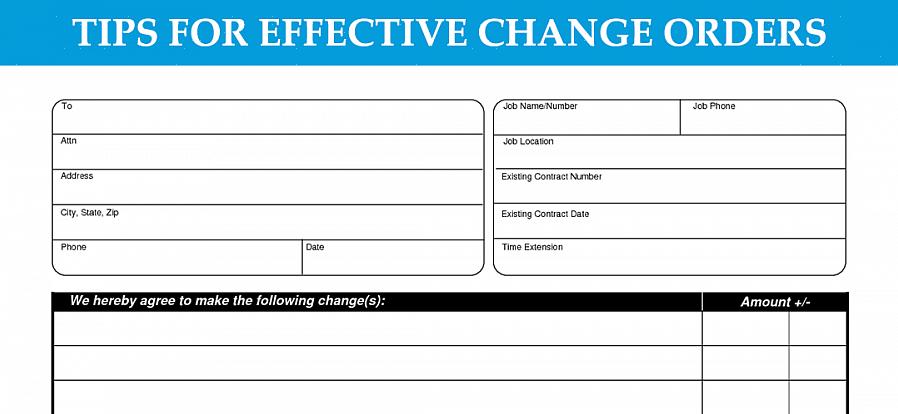 Gir prosjektendringsordre kontrakten mulighet til å imøtekomme disse endringene