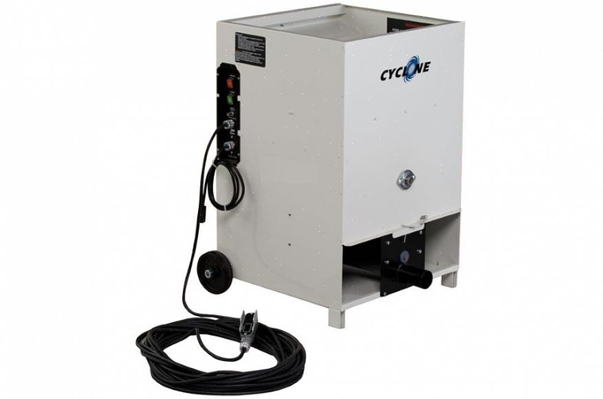 En typisk leieisolasjonsvifte har en beholderkapasitet på 4,25 kubikkfot eller 25 kg