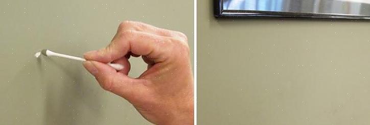 En liten mengde gipsforbindelse (kjent i bygningen som gjørme) er alt som trengs for å reparere de fleste