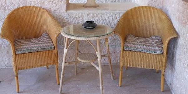 Hvor ofte skal du rengjøre rottingmøbler