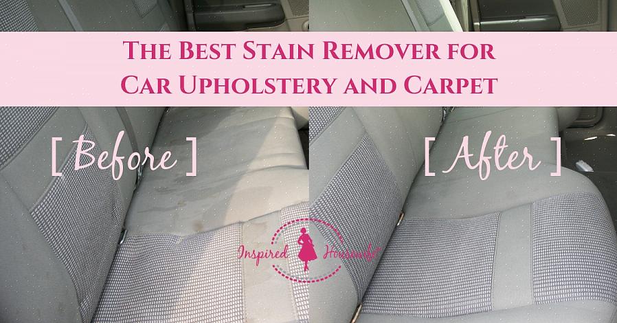 Kan det hende du kan fjerne den ved spotbehandling med et tørrrensemiddel