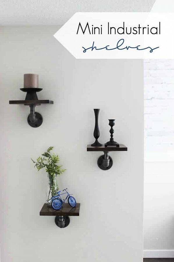 Hvordan lage DIY rørhyller