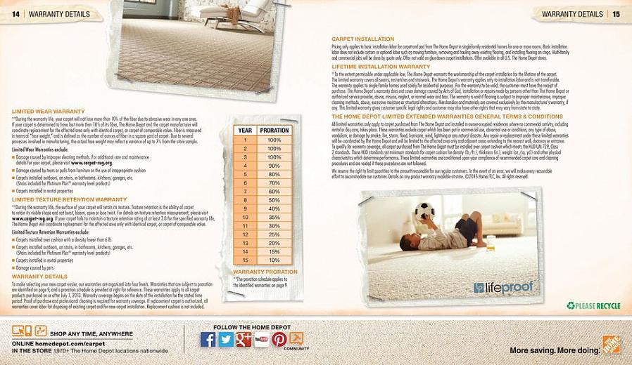 Så sørg for å lese garantiinformasjonen nøye