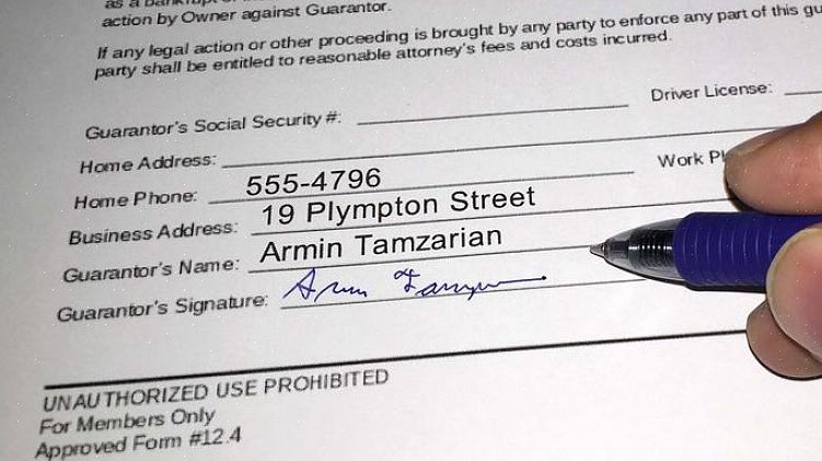 En garantist kan ikke komme seg ut av en leieavtale uten å betale de samme straffene