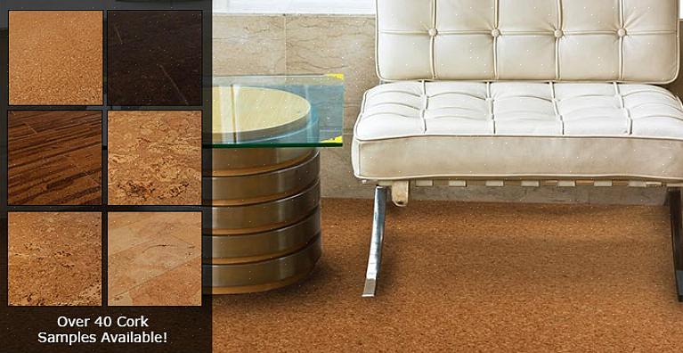 Laget av enten korkskiver eller av granulert kork blandet med harpiksbindemidler