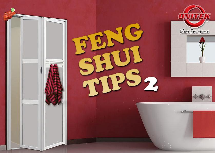 Jo færre er sjansen for at huset ditt vil miste energi gjennom et bad som vender mot inngangsdøren