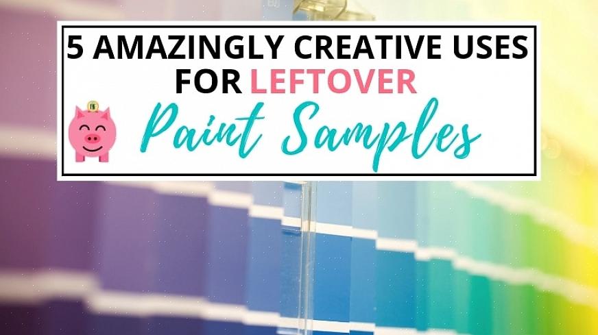 Benjamin Moore tilbyr også halvlitersstørrelser med flytende malingfargeprøver for kjøp fra deres samling