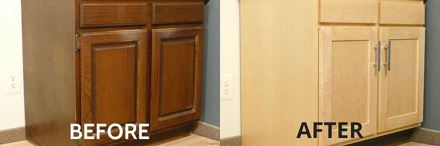 Et annet alternativ er å bare forbedre den naturlige fargen på treet ved å hoppe over flekken