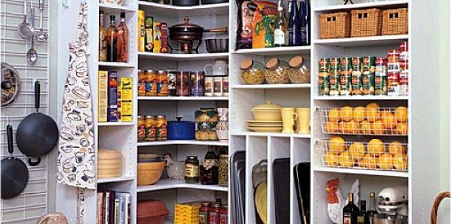 Vurder skapelagringsløsningene dine for å sikre at de passer til skapet ditt