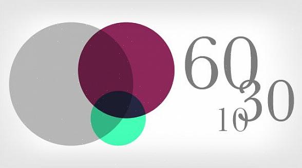 Mørk blå som dominerende farge