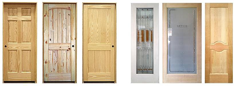 Hvis den eksisterende dørkarmen er så skadet eller vridd at det er umulig å henge en dør