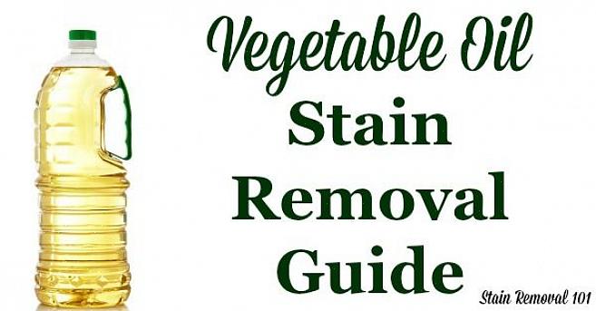 For å fjerne sennepsflekker fra møbler og biltrekk