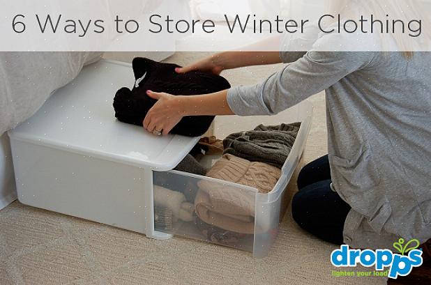 Deler noen av hennes favorittips for lagring av vinterartikler