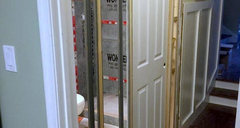 Lommedører er skyvedører som "forsvinner" inn i veggen