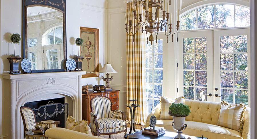 Fargene som brukes til å dekorere i fransk Country-stil kommer fra hele spekteret av fargehjulet