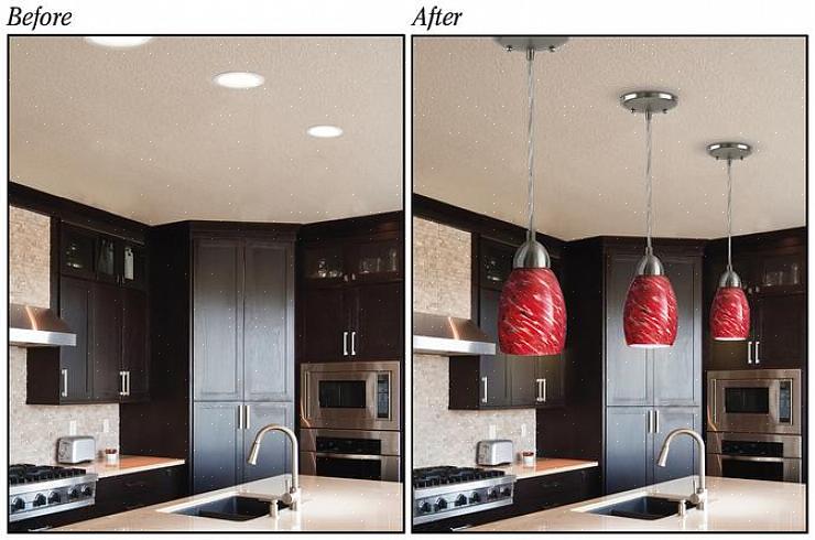 Skru av ledningskontaktene som forbinder kretstrådene til lysarmaturledningene