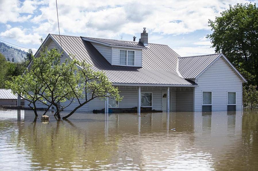 Ved å få huset tørket ut raskt