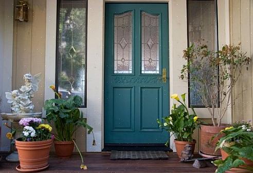 Du vil ha en sterk inngangsdør slik at du kan ønske deg velkommen positiv energi