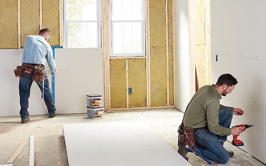 På en gang var bruk av gipsspiker standardmetoden for å feste gipsplater til rammedeler