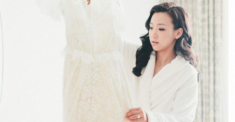 Hvordan behandle bryllupskjoler