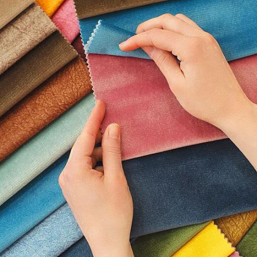 Spor mønsterstykket på hovedstoffet