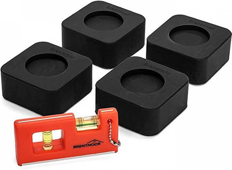 Hvis vaskemaskinen din ikke er helt i vater med alle fire ben som berører gulvet