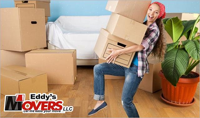 Det er noen ting du må ta vare på før flyttebilen eller den flyttende lastebilen ankommer