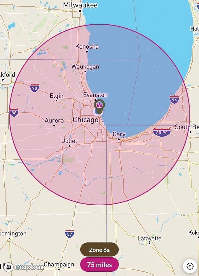 Det er 11 plantesoner på USDA Plant Hardiness Map i det sammenhengende Europa