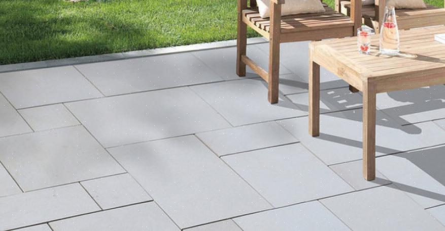 For at en utendørs flisterrasseinstallasjon skal lykkes