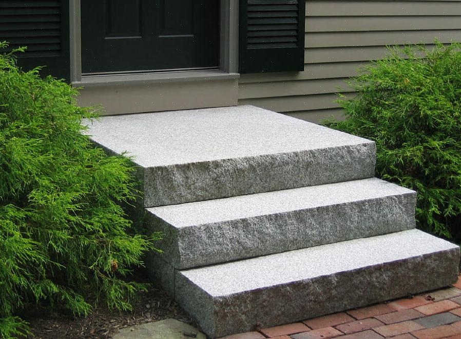 Permanente landskapstømmer brukes noen ganger til innramming av trinnbokser