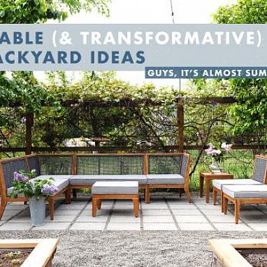 Lage samtaler når du designer en uteplass eller et uterom