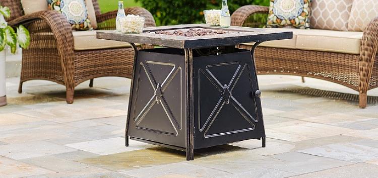 Du kan også kjøpe en enkel brannkasse eller chimenea for rundt 75€ til 150€ som vil gjøre jobben