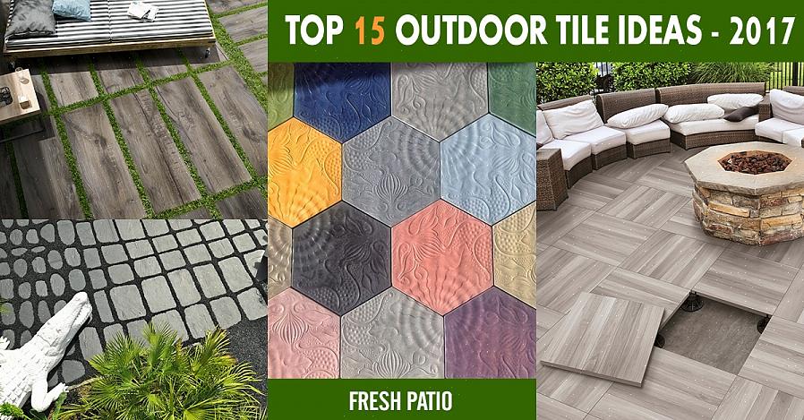 Og flisestrukturen må gi litt "tann" som hindrer brukerne i å skli