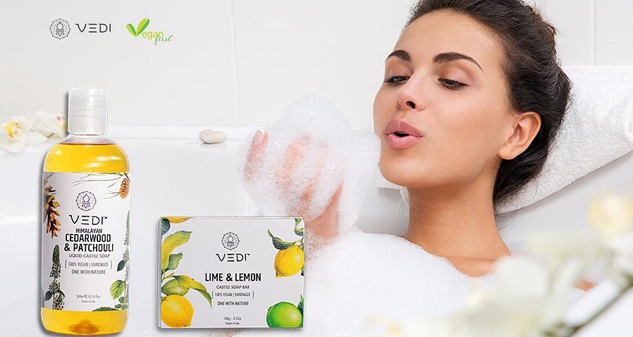 Helt naturlig Castile såpe er et grønt produkt fordi det er biologisk nedbrytbart