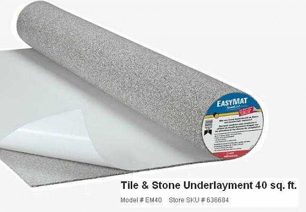 Altfor blankt eller polstret vinylgulv fungerer ikke veldig bra som et underlag for keramiske fliser