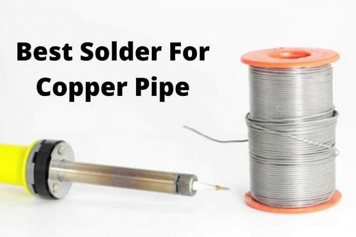 Fakkelen som trengs for lodding av kobber kan være propan eller MAPP-gass (metylacetylen-propadien-propan)