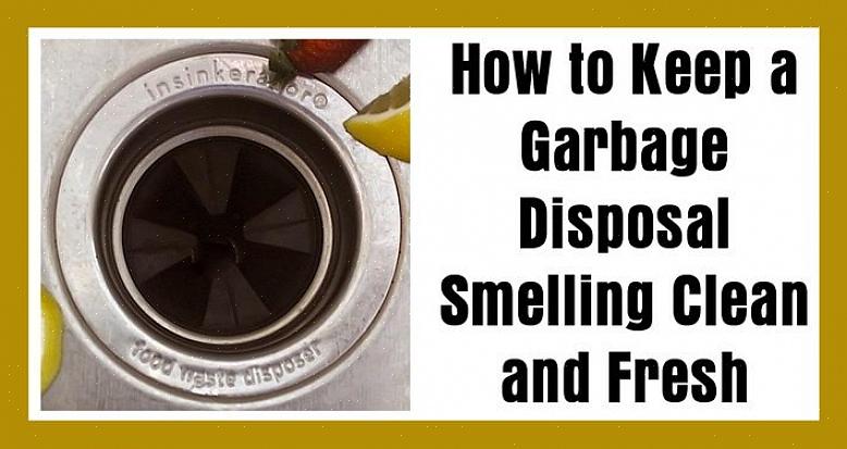 Eddik kan bidra til å rengjøre kammeret for søppelhåndtering